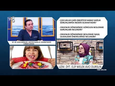 Çocukluk Döneminde Kilo Artışı | Uzman Diyetisyen Elif Melek Avcı Dursun 8'de Sağlık | Tv 8