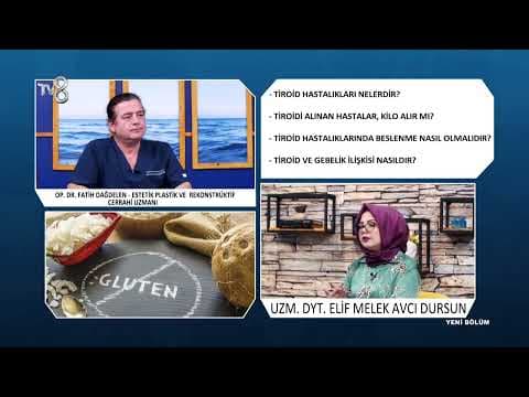 Tiroid Hastalıkları Nelerdir? Uzm. Dyt. Elif Melek Avcı Dursun| 8'de Sağlık Tv8