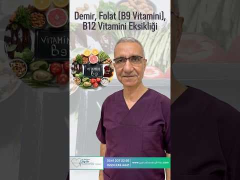 Demir, Folat (B9 Vitamini), B12 Vitamini Eksikliği