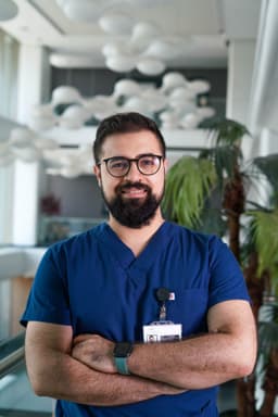 Physiotherapist Ali Emre Takkin