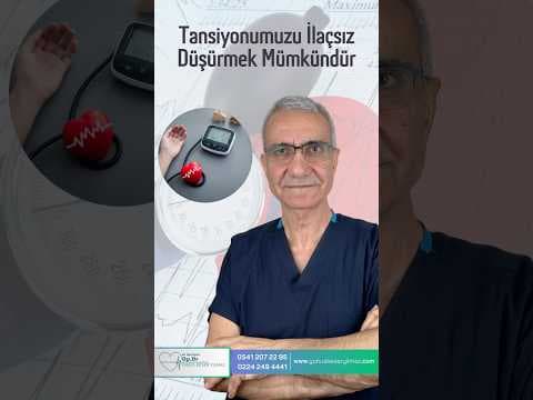 Tansiyonumuzu ilaçsız düşürmek mümkündür
