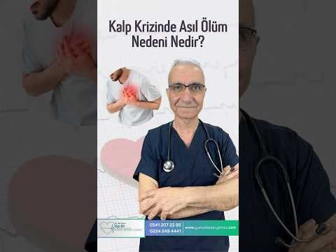 Kalp krizinde asıl ölüm nedeni nedir?
