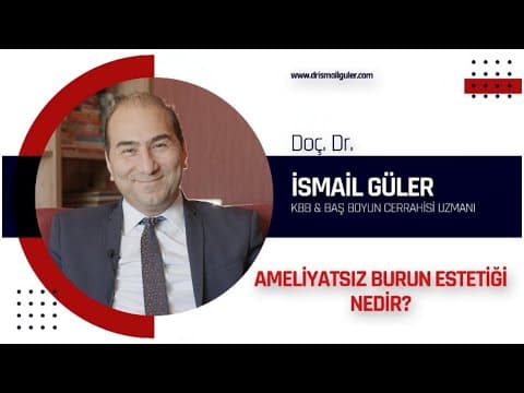 Ameliyatsız Burun Estetiği Nedir ?