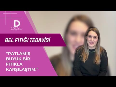Patlamış bel fıtığı, düşük ayak ameliyatsız Proloterapi tedavisi. Uzm. Dr. Derya CAN