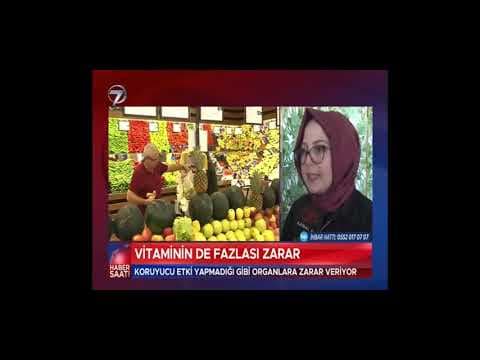 0:00 / 1:44 VİTAMİN KULLANIMI ve SAĞLIKLI BESLENME | Uzm.Dyt. Elif Melek Avci Dursun | Kanal7 Haber Bülteni